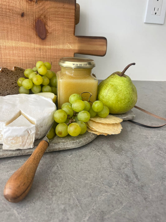 Marble Cheese/Cutting Board with Canape Knife