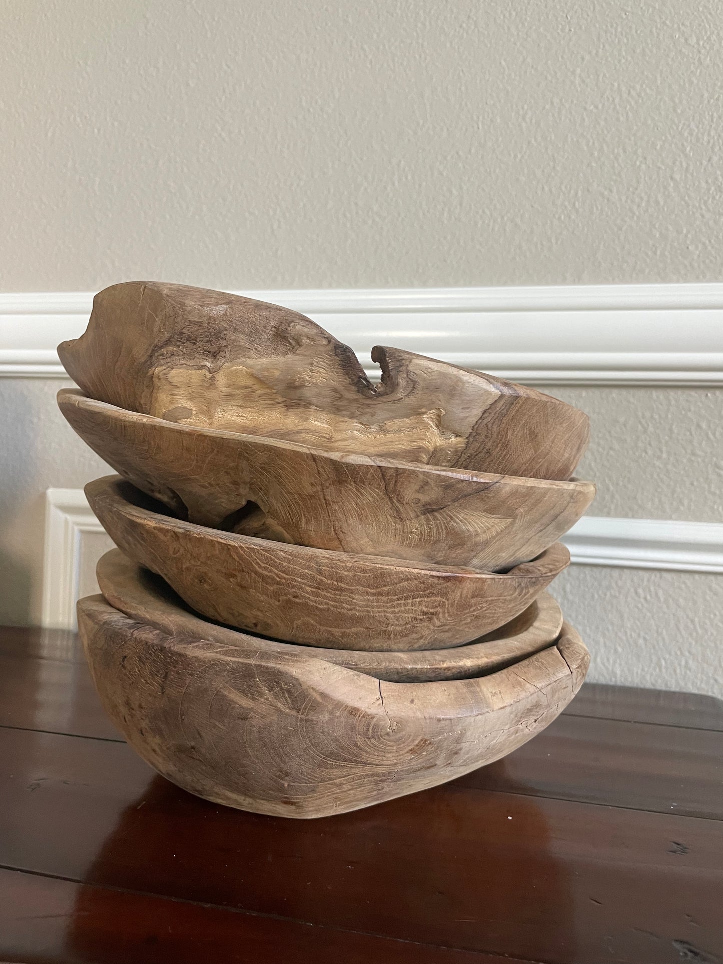 Teak Wood Bowl - Sold Out